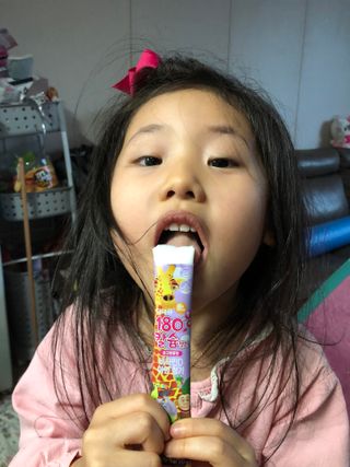 다나음 180도 칼슘젤리+아연면역젤리 — 5점을 준 리뷰어가 2022년 1월 올린 사용 사진