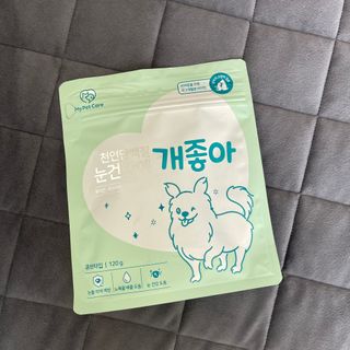 My Pet Care 천연단백질 눈건강에 개좋아 — 3.5점을 준 리뷰어가 2021년 2월 올린 사용 사진