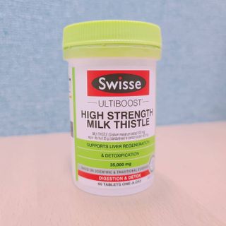 Swisse 스위스 고함량 밀크씨슬 35,000mg 60정 — 5점을 준 리뷰어가 2021년 11월 올린 사용 사진