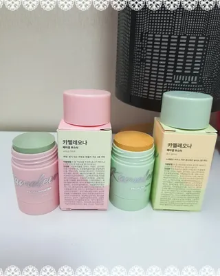 건강누리인터내셔날 카멜레오나 마스크 스틱팩 미네랄부스터 [2종 SET] 샤이닝라이즈(피부톤UP)/톡스릴리프(피부진정) — 5점을 준 리뷰어가 2022년 7월 올린 사용 사진