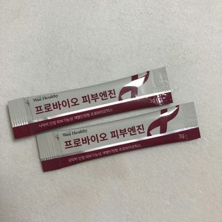 삼진제약 위시헬씨 [삼진제약] 위시헬씨 프로바이오 피부엔진 — 5점을 준 리뷰어가 2020년 12월 올린 사용 사진