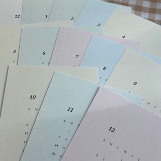 콜린스 2021 엽서 캘린더와 마스킹 테이프 3종 — 5점을 준 리뷰어가 2020년 12월 올린 사용 사진