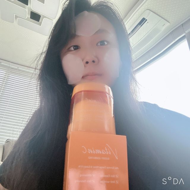 비타민 C 반짝 점보 패드 리뷰 사진