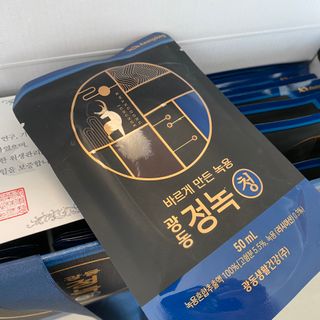 광동생활건강 [광동] 바르게 만든 녹용, 광동정녹청 30포. — 5점을 준 리뷰어가 2022년 1월 올린 사용 사진