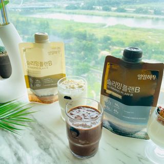 일일하우 슬리밍 플랜B 고소한 귀리맛, 진한 카카오맛 (체중조절식) — 5점을 준 리뷰어가 2023년 6월 올린 사용 사진