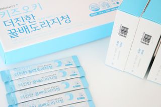 [이뮤니티플러스]우리아이 면역오키, 건강오키 _ 키즈오키 더진한꿀배도라지청 10포 1box — 5점을 준 리뷰어가 2022년 5월 올린 사용 사진