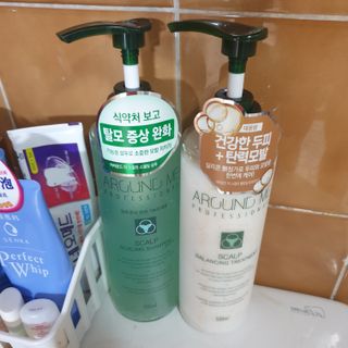 어라운드미 [어라운드 미] 탈모 증상 완화 스칼프 샴푸 + 두피 영양 공급 트리트먼트 — 5점을 준 리뷰어가 2021년 6월 올린 사용 사진