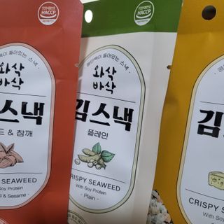 더빈트 와삭바삭 김스낵 — 5점을 준 리뷰어가 2023년 2월 올린 사용 사진