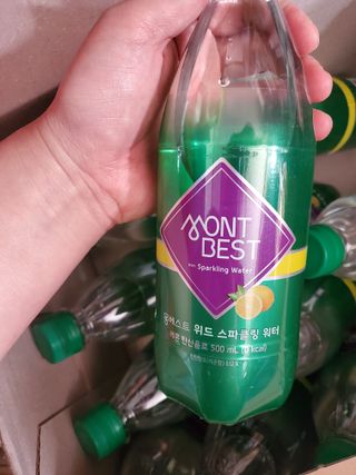 몽베스트 Montbest with Sparkling water Plain 20병 — 5점을 준 리뷰어가 2022년 6월 올린 사용 사진