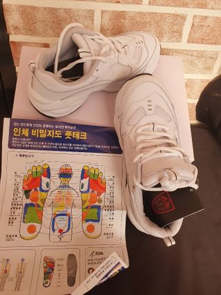 풋테크 지압신발 풋테크 건강 지압 운동화 FT20 — 5점을 준 리뷰어가 2021년 1월 올린 사용 사진