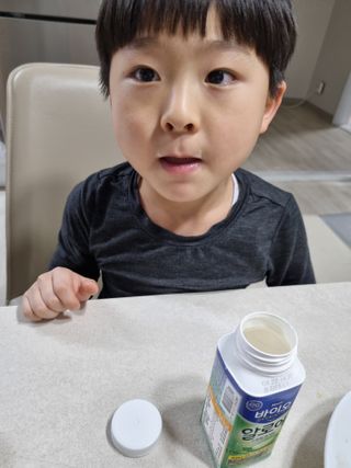 LIVE 매일바이오 알로에 드링킹 요거트 — 5점을 준 리뷰어가 2022년 4월 올린 사용 사진