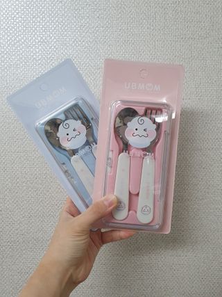 유비맘 스푼포크 케이스 세트 1+1 _컬러랜덤 발송 — 5점을 준 리뷰어가 2020년 12월 올린 사용 사진