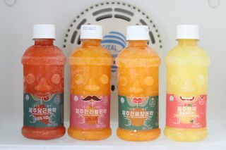 탐라원 제주의 맛, 몬딱주스 4종세트 - 한라봉몬딱주스, 천혜향몬딱주스, 청귤에이드, 당근몬딱주스 — 4.5점을 준 리뷰어가 2021년 8월 올린 사용 사진