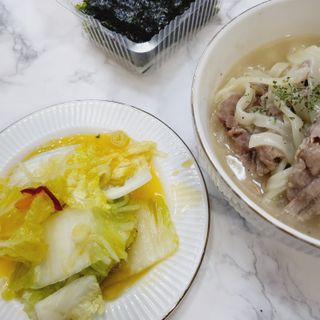 셰프애찬 단호박 백김치 1kg — 5점을 준 리뷰어가 2022년 10월 올린 사용 사진
