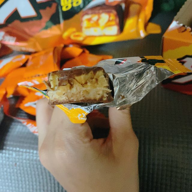 핫브레이크 땅콩카라멜 리뷰 사진
