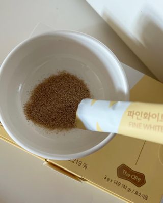 디오르 파인화이트 — 4점을 준 리뷰어가 2021년 12월 올린 사용 사진