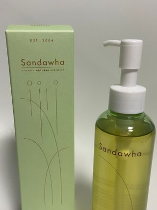 스킨큐어 산다화 순한 클렌징 동백 오일 200ml — 5점을 준 리뷰어가 2023년 4월 올린 사용 사진