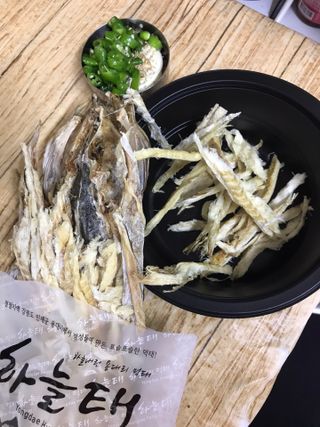 [오늘바스켓] 용대리 손질하늘태 130g — 5점을 준 리뷰어가 2021년 5월 올린 사용 사진