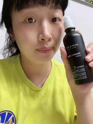 마리엔메이 비타민C 비피다 로션 + 비타민 B5 비피타 토너 — 5점을 준 리뷰어가 2021년 9월 올린 사용 사진