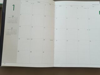 리훈 2023년 아이라이크 모눈 다이어리 미니달력 세트 — 5점을 준 리뷰어가 2022년 11월 올린 사용 사진