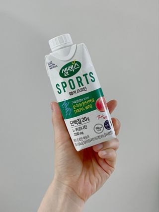 셀렉스스포츠 셀렉스 스포츠 웨이 프로틴 복숭아_ 330ml x 12팩 — 5점을 준 리뷰어가 2021년 8월 올린 사용 사진