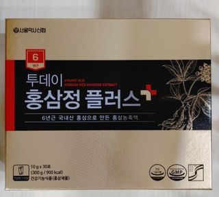 서울약사신협_투데이홍삼정플러스스틱_10g x 30포 — 5점을 준 리뷰어가 2021년 6월 올린 사용 사진