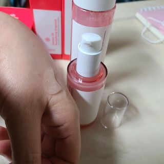 아이앤립 / EYENLIP 아이앤립 연어오일 리바이탈라이징 토너+앰플+크림 3종 세트 — 4.5점을 준 리뷰어가 2021년 6월 올린 사용 사진