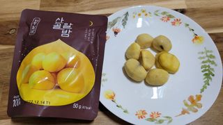 브랜드K 플래그십스토어 [브랜드K X 에코맘의산골이유식] 산골알밤 10개 — 5점을 준 리뷰어가 2022년 1월 올린 사용 사진
