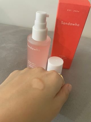 산다화 더블 이펙트 안티 링클 세럼 50ml — 5점을 준 리뷰어가 2021년 11월 올린 사용 사진