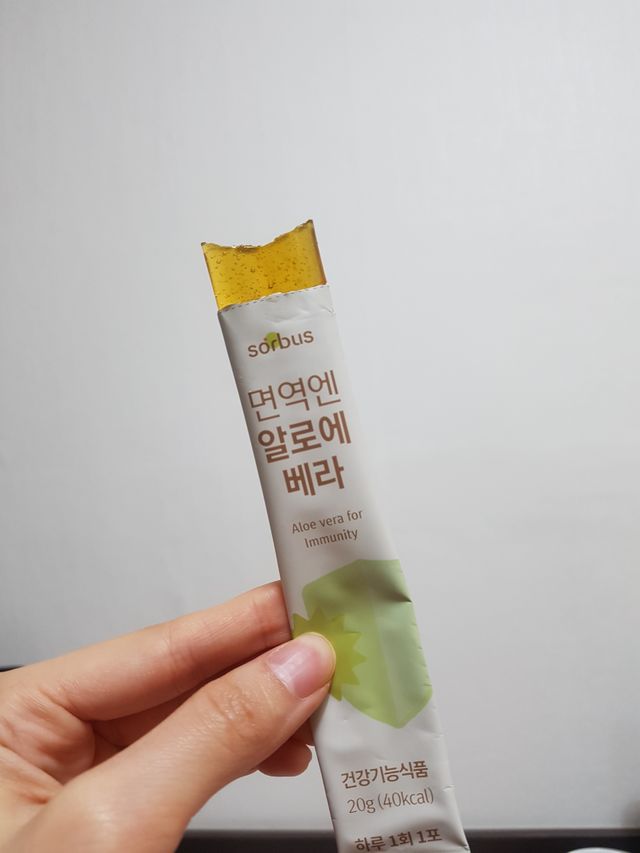소버스 면역엔 알로에 베라 리뷰 사진