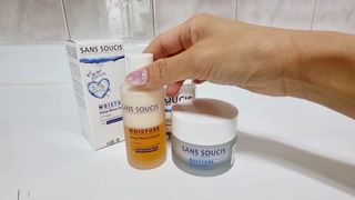 산수시 [라이브캠페인] 데포세럼에센스+아쿠아수분크림 — 5점을 준 리뷰어가 2021년 6월 올린 사용 사진