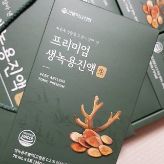 서울약사신협 약사신협_생녹용 진액_70ml x 30포 — 5점을 준 리뷰어가 2021년 7월 올린 사용 사진