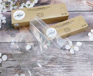 노플(NOPL) 노플 친환경 바이오 산화 생분해  항균 일회용 위생 비닐장갑 100매 + 지퍼백 소형, 대형 — 5점을 준 리뷰어가 2021년 10월 올린 사용 사진