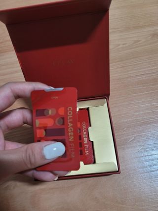 프리마인 귀족의 콜라겐, 92배 흡수율. 럭셔리 프리미엄 셀라브 콜라겐필름 30매 — 5점을 준 리뷰어가 2021년 12월 올린 사용 사진