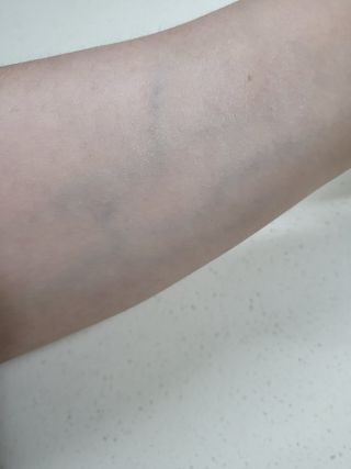 스킨큐어 산다화 유기농 레몬썬크림 — 5점을 준 리뷰어가 2022년 4월 올린 사용 사진