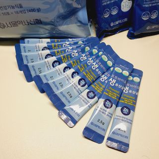서울약사신협_프로바이오 생유산균 2.5g 160포 — 5점을 준 리뷰어가 2021년 7월 올린 사용 사진