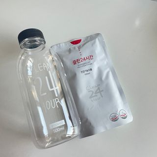 클린24시간 1BOX(5포) + 전용보틀(500ml) — 5점을 준 리뷰어가 2023년 2월 올린 사용 사진