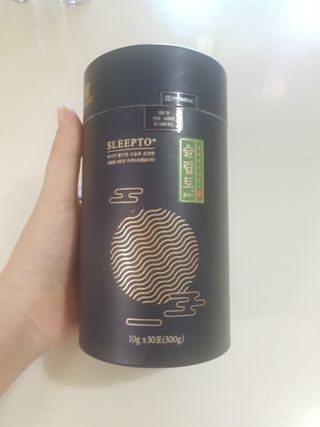 프리마인 자체 기업부설 연구소에서 찾아낸 건강한 수면의 비밀.  슬립토 플러스 30포 — 5점을 준 리뷰어가 2022년 7월 올린 사용 사진