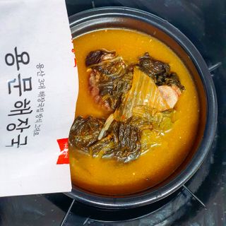 요리반상회 용문해장국 2팩 + 뚝배기 1개 — 4점을 준 리뷰어가 2021년 3월 올린 사용 사진