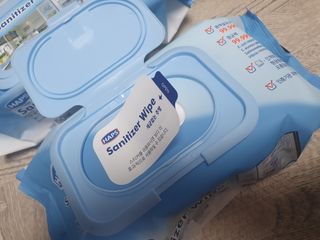 햅스 세균없는 주방 대형 2팩, HAPS sanitizer wipe — 5점을 준 리뷰어가 2021년 12월 올린 사용 사진