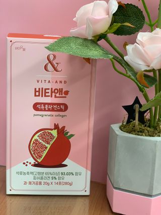 비타앤 석류콜라겐스틱 — 5점을 준 리뷰어가 2021년 5월 올린 사용 사진