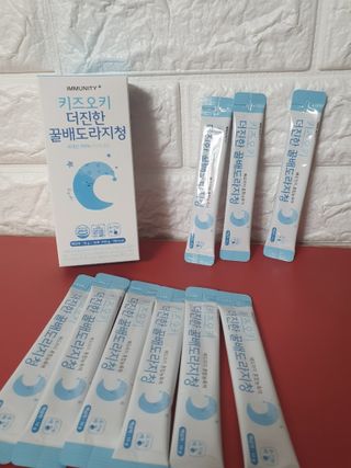 [이뮤니티플러스]우리아이 면역오키, 건강오키 _ 키즈오키 더진한꿀배도라지청 10포 1box — 5점을 준 리뷰어가 2022년 1월 올린 사용 사진