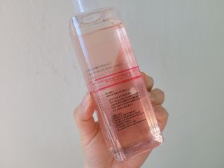 [바디셀런스] 속보습+사용감+향 모두 잡은 / 세라드린 속보습 핑크토너 300ml — 5점을 준 리뷰어가 2022년 2월 올린 사용 사진