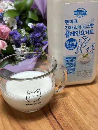 프리_[덴마크] 진하고 더 고소한 플레인 요거트 1.8L — 5점을 준 리뷰어가 2025년 5월 올린 사용 사진