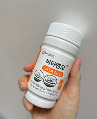 프리마인 성큼다가온 봄, 이너뷰티를 챙겨야 피부도 화사하게, 컨디션도 활기차게. 흡수율을 높인 고효율 비타민. — 4.5점을 준 리뷰어가 2023년 4월 올린 사용 사진