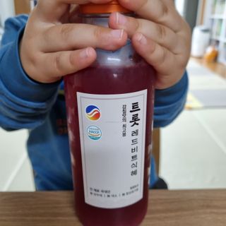 트롯전통식혜 트롯레드비트식혜 1리터 +500리터 — 4점을 준 리뷰어가 2021년 6월 올린 사용 사진
