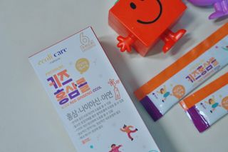 베거스코리아 [콜리케어] 키즈 홍삼콜리 딸기맛 14포 — 5점을 준 리뷰어가 2021년 5월 올린 사용 사진