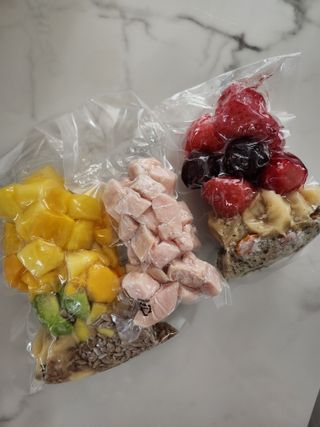 수플먼트 나는 마신닭!! 닭가슴살 주스키트, 먹기 힘들었던 닭가슴살 이제는 마시자 — 5점을 준 리뷰어가 2023년 1월 올린 사용 사진