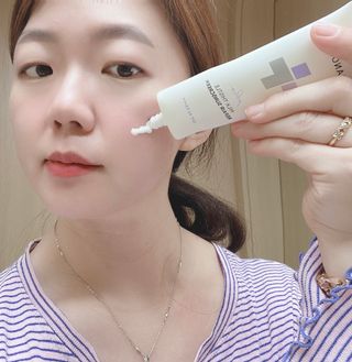 바노바기 코스메틱 바노바기 밀크씨슬 리페어 시카 선스크린 플러스 50ml — 4점을 준 리뷰어가 2023년 2월 올린 사용 사진