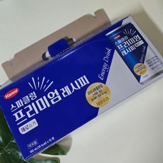 한미사이언스 [한미] 스파클링 프리미엄 레시피 (카페인, 제로카페인 2종)각5개총10개제공 — 5점을 준 리뷰어가 2025년 1월 올린 사용 사진